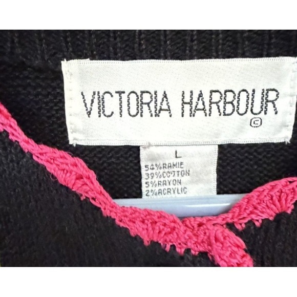 Victoria Harbour Flamingo Cardigan Tropical Cottagecore Beaded L - Picture 3 of 3